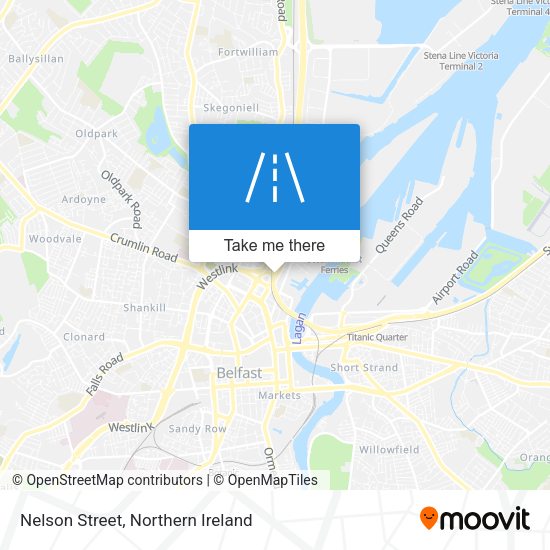 Nelson Street map
