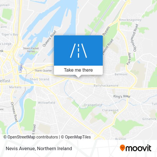 Nevis Avenue map