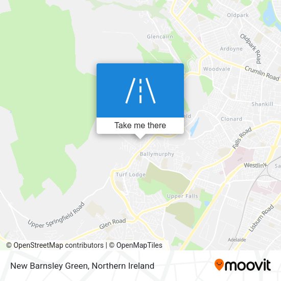 New Barnsley Green map