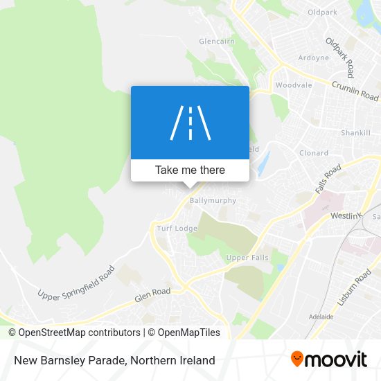 New Barnsley Parade map