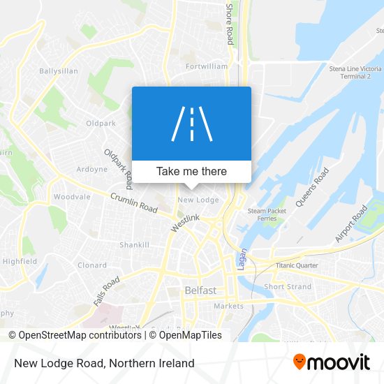 New Lodge Road map