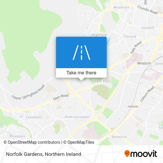 Norfolk Gardens map