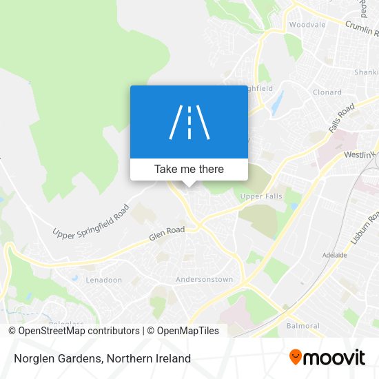 Norglen Gardens map