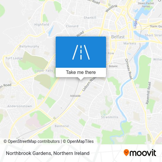 Northbrook Gardens map
