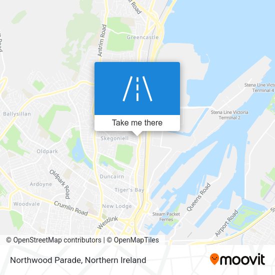 Northwood Parade map