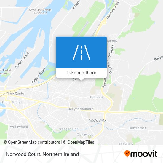 Norwood Court map