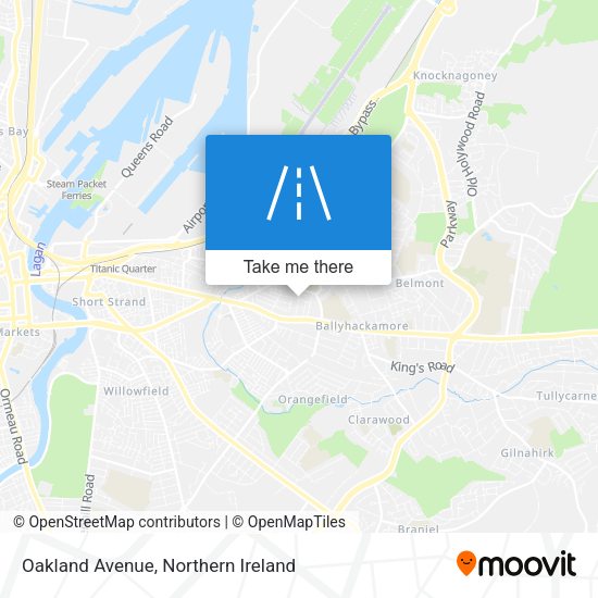 Oakland Avenue map