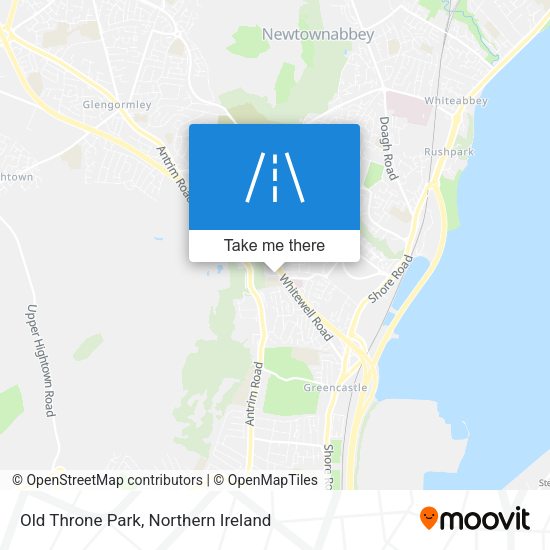 Old Throne Park map