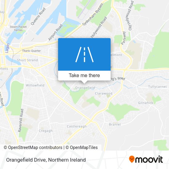 Orangefield Drive map