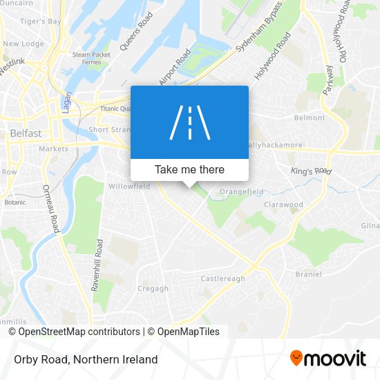 Orby Road map