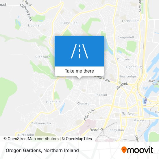 Oregon Gardens map