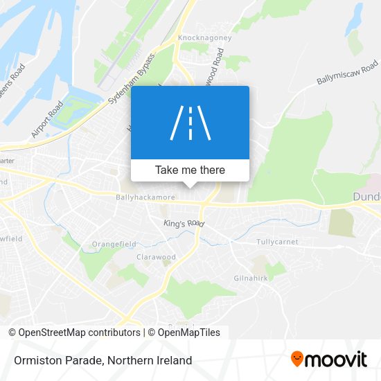 Ormiston Parade map