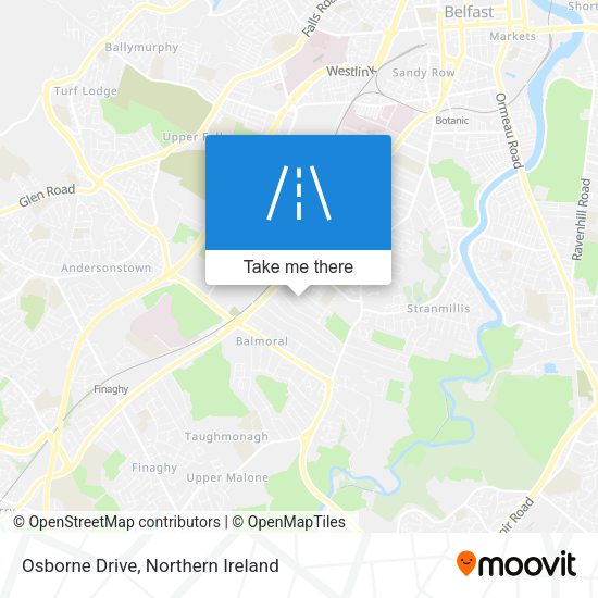 Osborne Drive map
