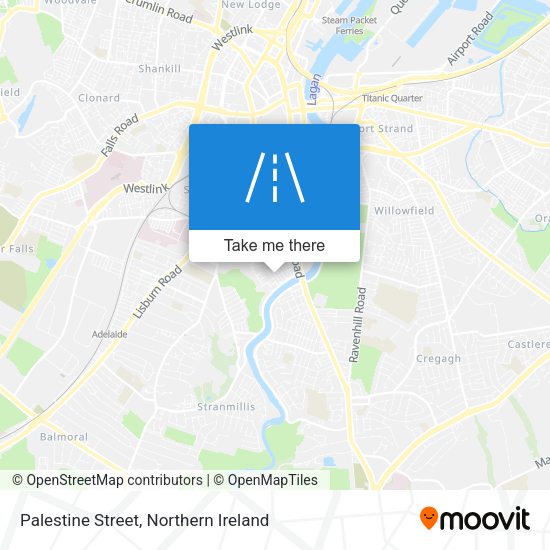Palestine Street map