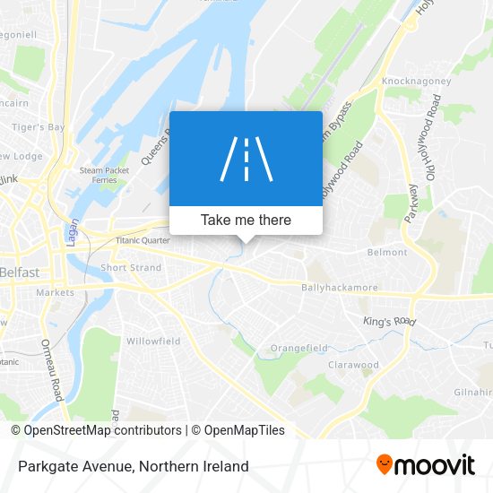 Parkgate Avenue map