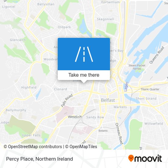 Percy Place map