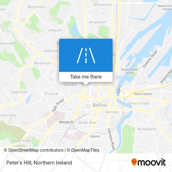 Peter's Hill map