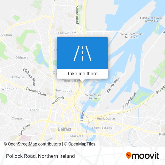 Pollock Road map