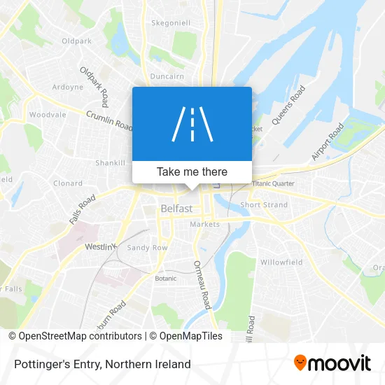 Pottinger's Entry map