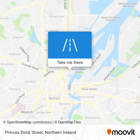 Princes Dock Street map