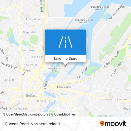 Queens Road map