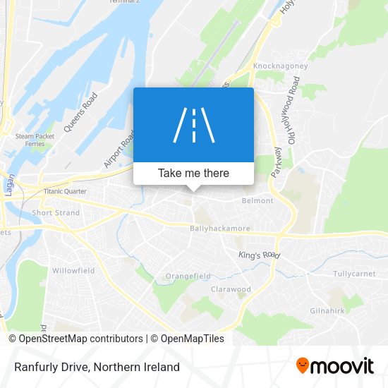 Ranfurly Drive map