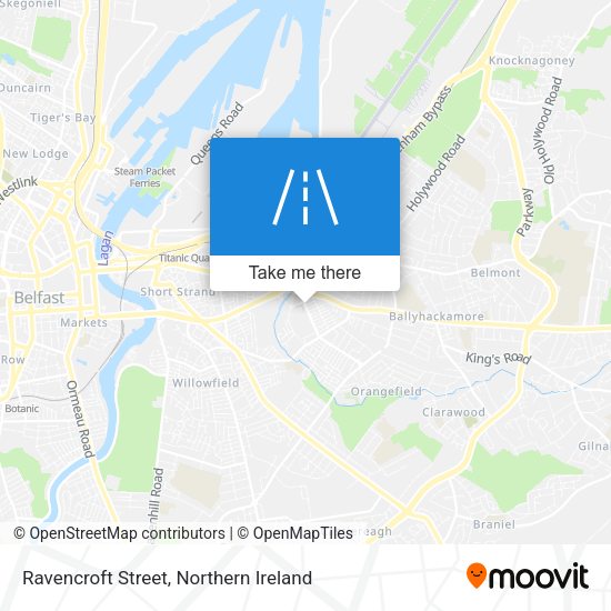 Ravencroft Street map