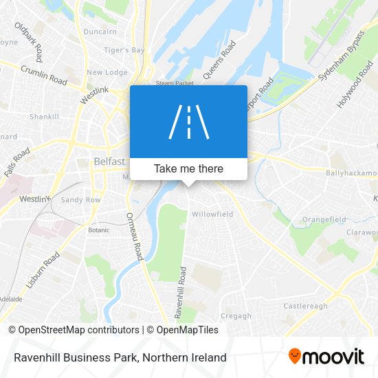 Ravenhill Business Park map