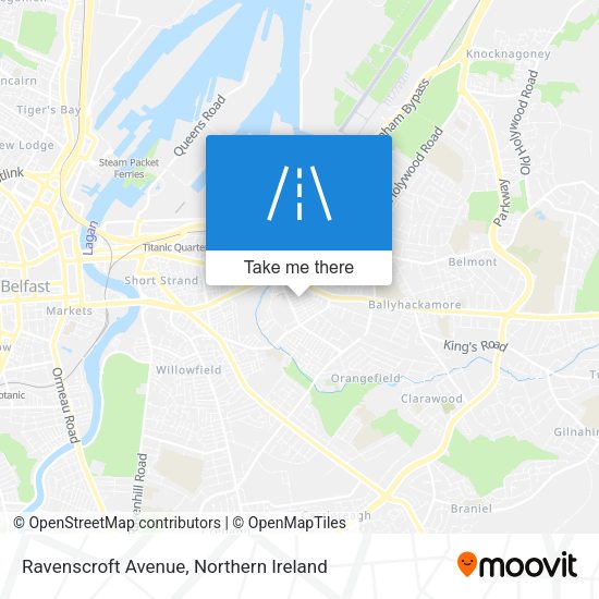 Ravenscroft Avenue map