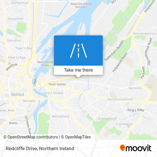 Redcliffe Drive map