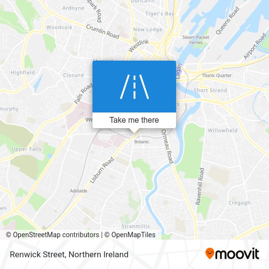 Renwick Street map