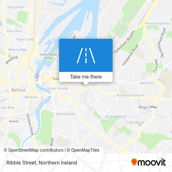 Ribble Street map