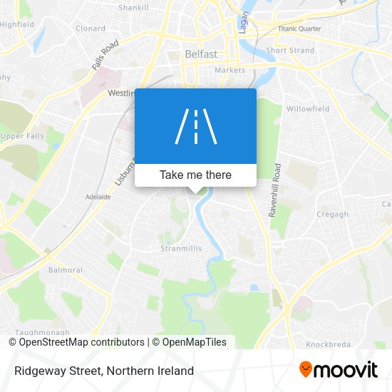 Ridgeway Street map