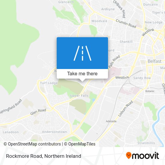 Rockmore Road map