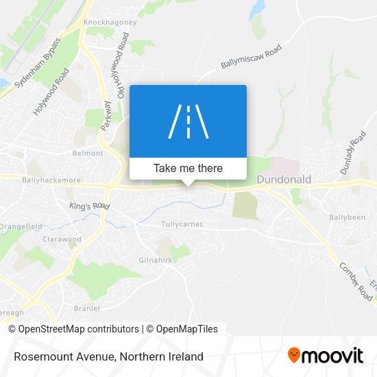 Rosemount Avenue map