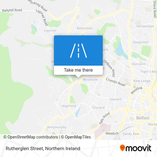 Rutherglen Street map