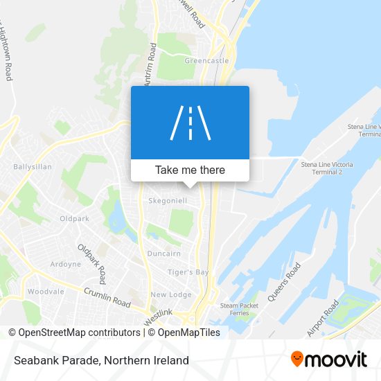 Seabank Parade map