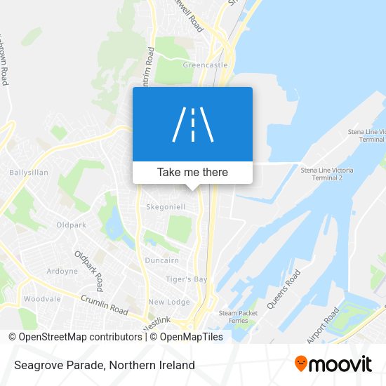 Seagrove Parade map
