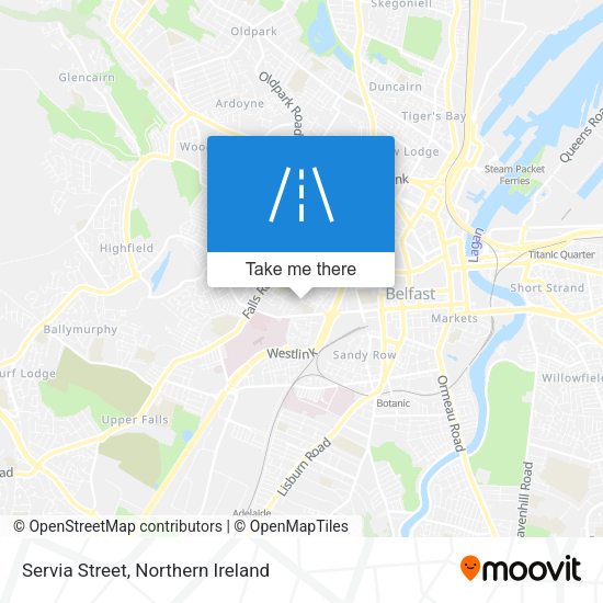Servia Street map
