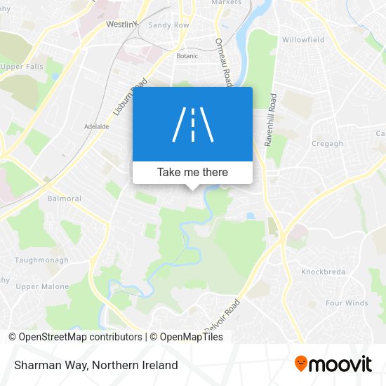 Sharman Way map