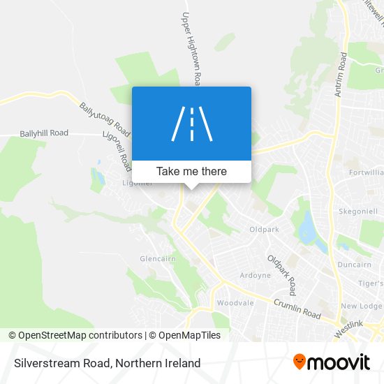 Silverstream Road map