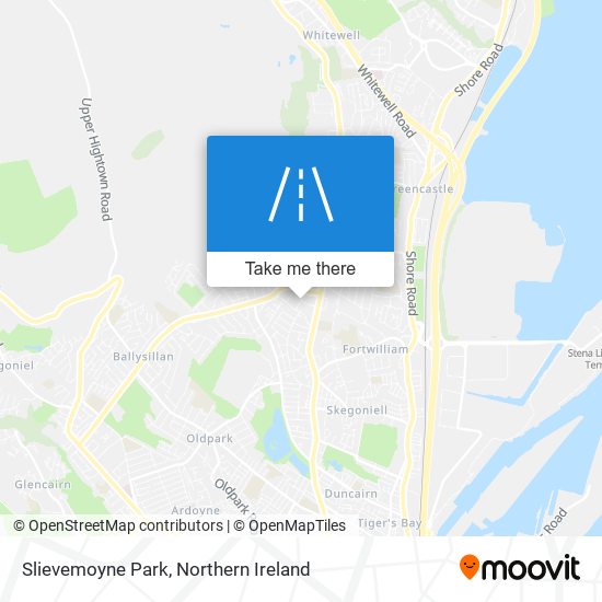 Slievemoyne Park map