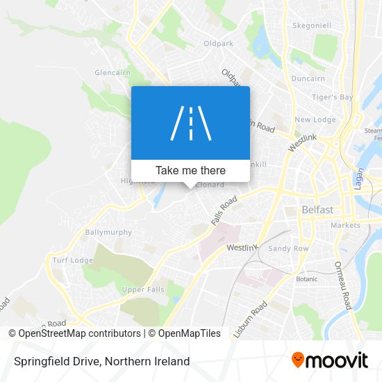 Springfield Drive map