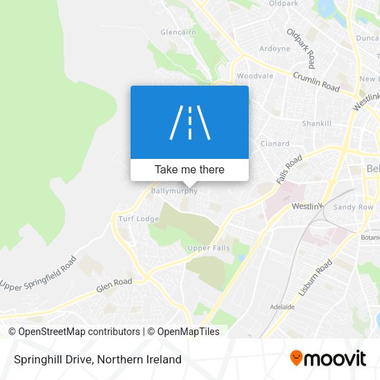 Springhill Drive map