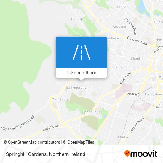 Springhill Gardens map