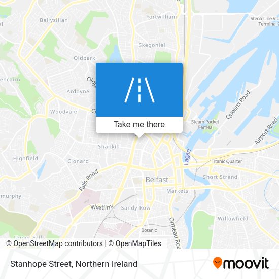 Stanhope Street map