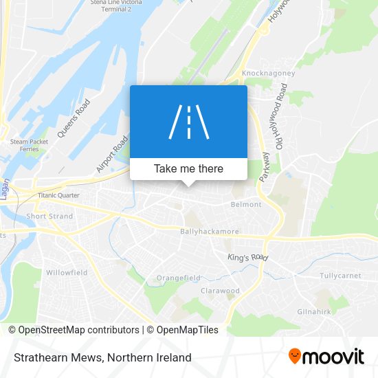 Strathearn Mews map