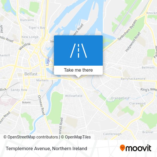 Templemore Avenue map
