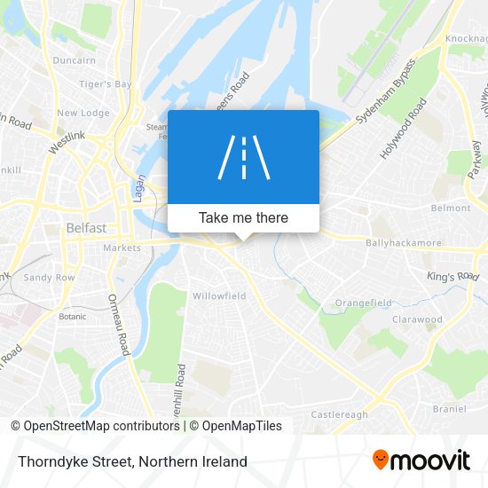 Thorndyke Street map