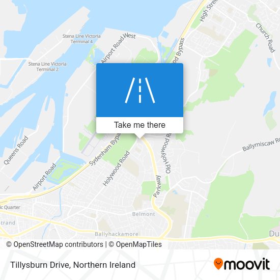 Tillysburn Drive map